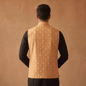 Pochampally Ikat Cotton Men Nehru Jacket 02