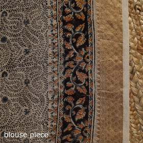 Multicolor - natural dyed pedana chanderi silk kalamkari