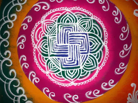 Pongal Kolam Rangoli