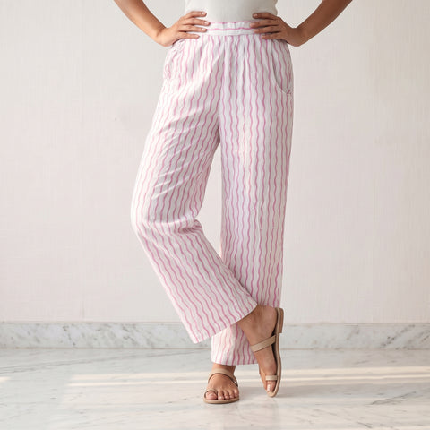Sanganeri Hand Block Print Cotton Pant for Women 14