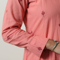 Pink - Jacquard Cotton Co-Ord Set 03