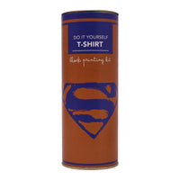 DIY Cotton Tshirt Block Printing kit Blue Superman