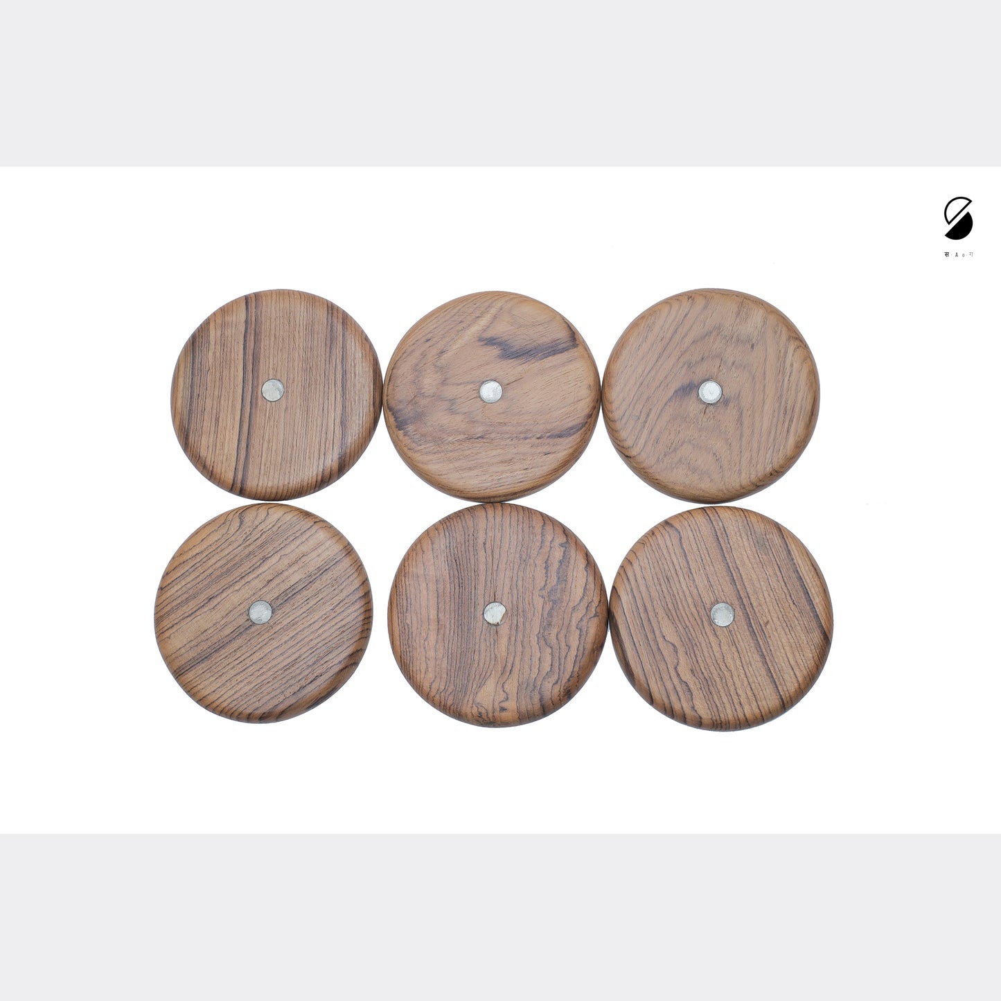 Handcrafted Wooden Snake Coaster ( Set of 6)