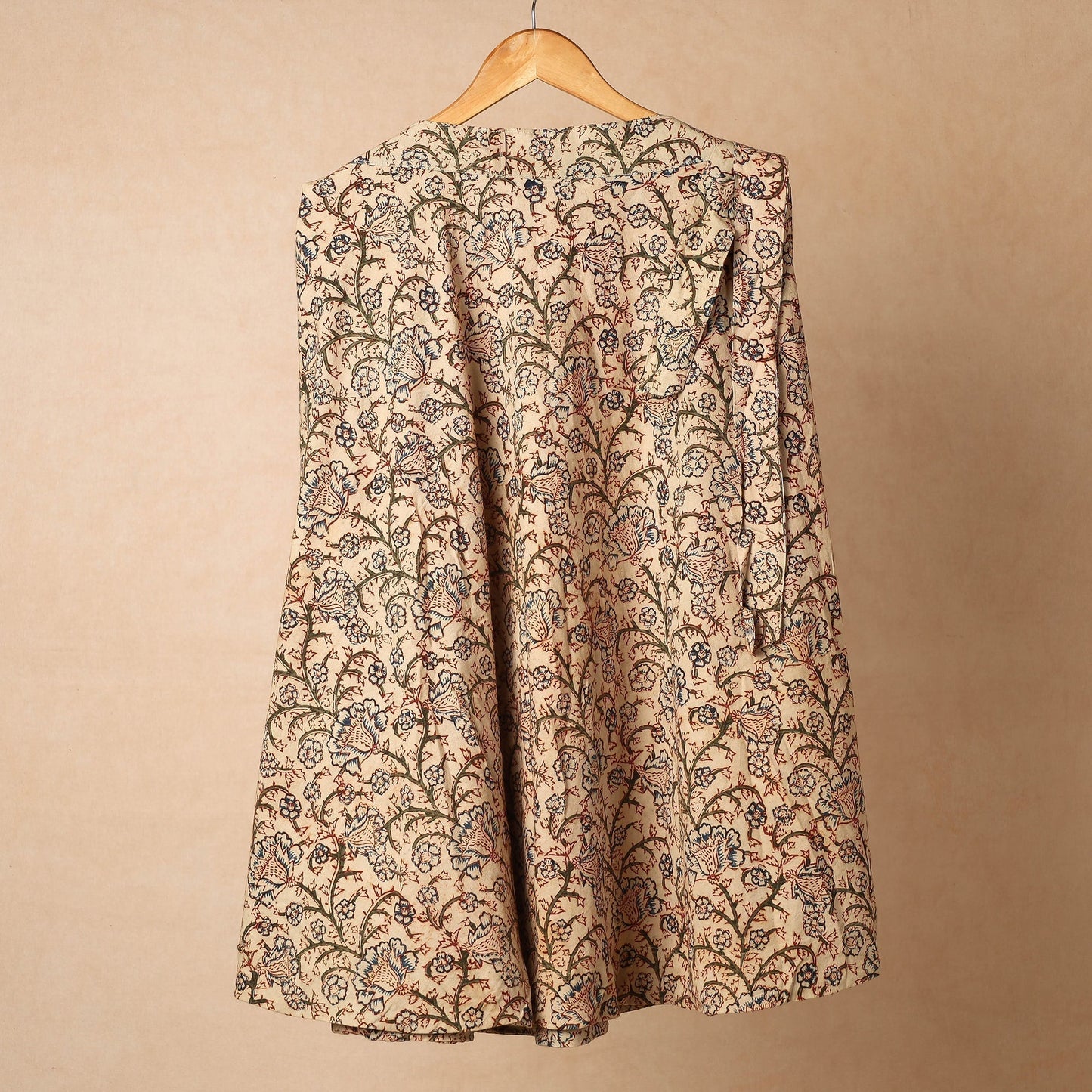  Kalamkari Block Printed Cotton Wrap Around Skirt 