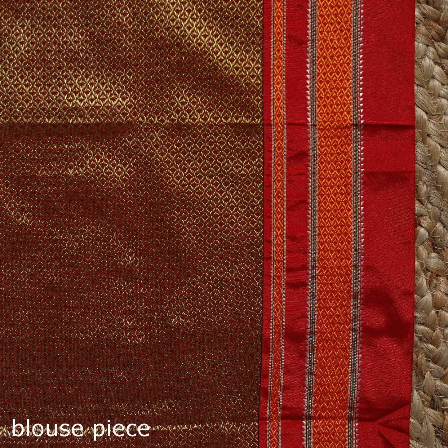 Silk cotton khun saree with ilkal pallu chikki paras border