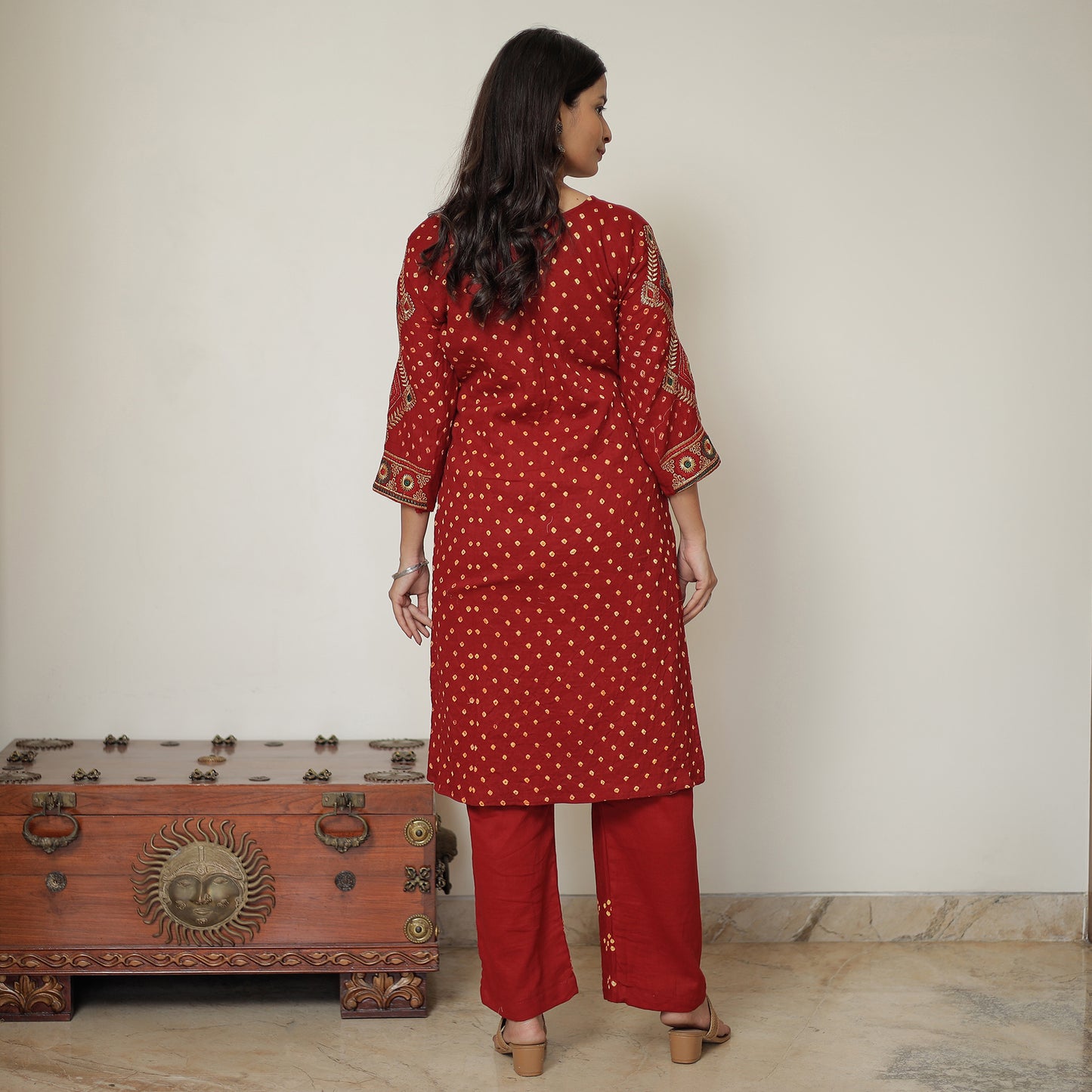 Bandhani Kurta Set 