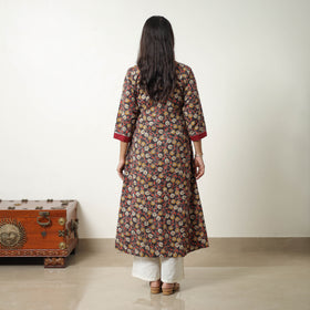  Straight Cotton Kalamkari Kurta for Women 