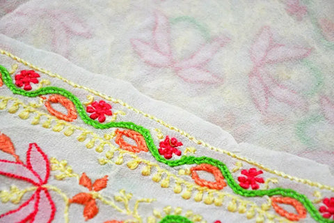 Weaving tales of royalty: different stitches chikankari