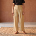Flex Cotton Elasticated Plain Pant for Women 05