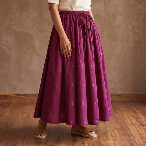 Jacquard 24 Kali Patchwork Cotton Long Skirt 15