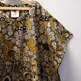 Black - kalamkari cotton kids kaftan (3-4 years) 52