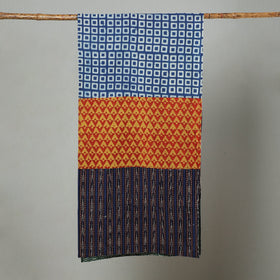  Patchwork Cotton Block Printed Stole 01 