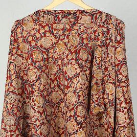  Block Printed Cotton Wrap Around kalamkari Skirt 