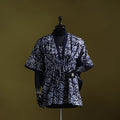 Hand batik cotton short kaftan 24 - handcrafted