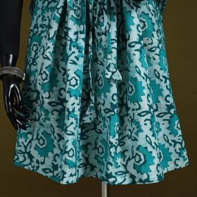 Hand batik cotton medium kaftan 51 - handcrafted