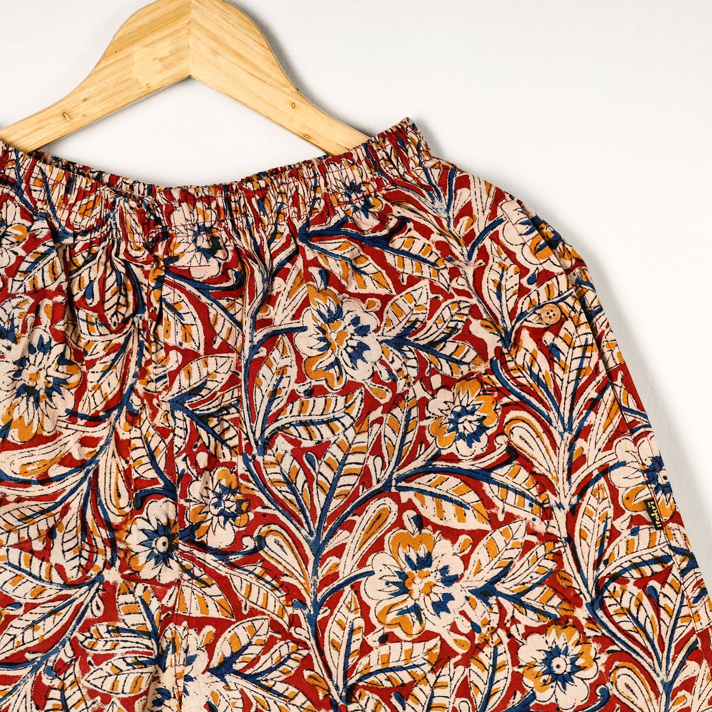  Kalamkari Block Printed Cotton Unisex Boxer/Shorts 