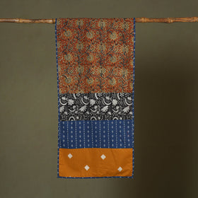 Multicolor - cotton patchwork kalamkari stole 06