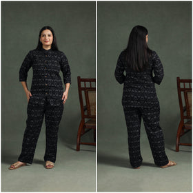 Pochampally Ikat Cotton Night Suit Set for Women 03
