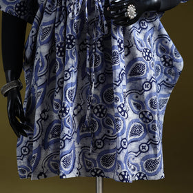 Hand batik cotton medium kaftan 33 - handcrafted