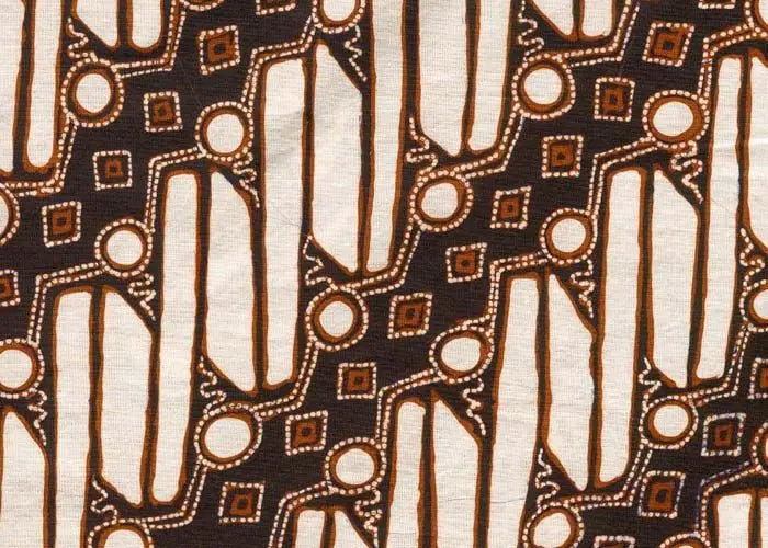 Parang design in batik fabric