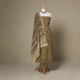 2pc cotton unstitched kalamkari dress material 07