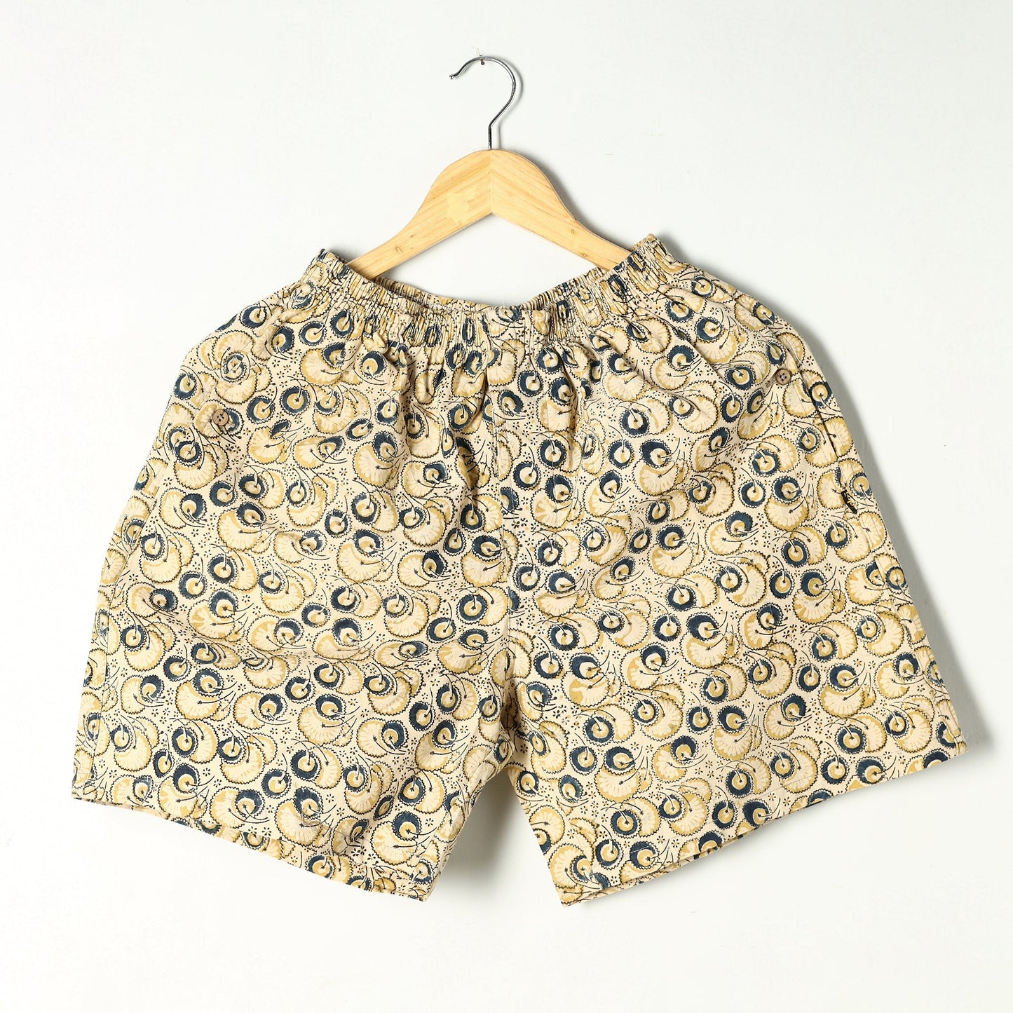 Buy Kalamkari Block Printed Cotton Unisex Boxer/Shorts Online at iTokri.com