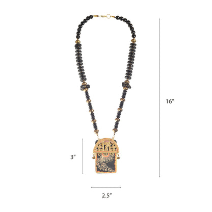 Black Kingdom Of Nile Handcrafted Necklace