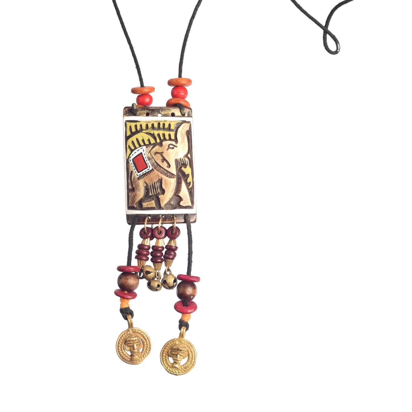 The Queen Vertical Handcrafted Tribal Necklace