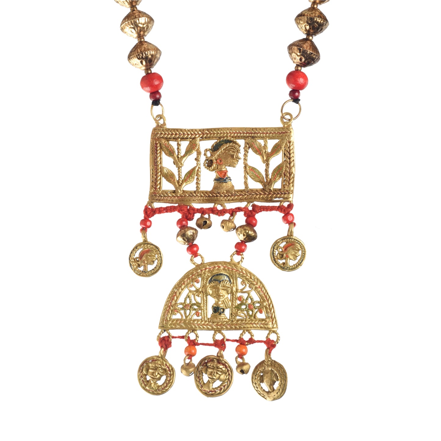 The Empress' Kingdom Handcrafted Necklace (Red)