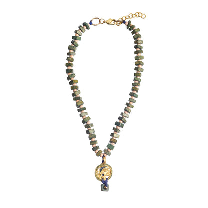The Olive Queen Handcrafted Tribal Necklace