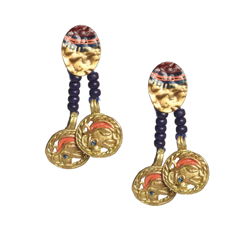 dokra earrings