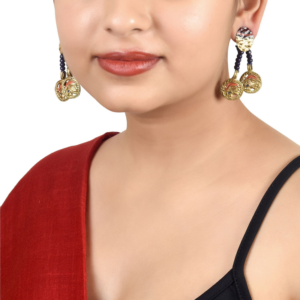 dokra earrings