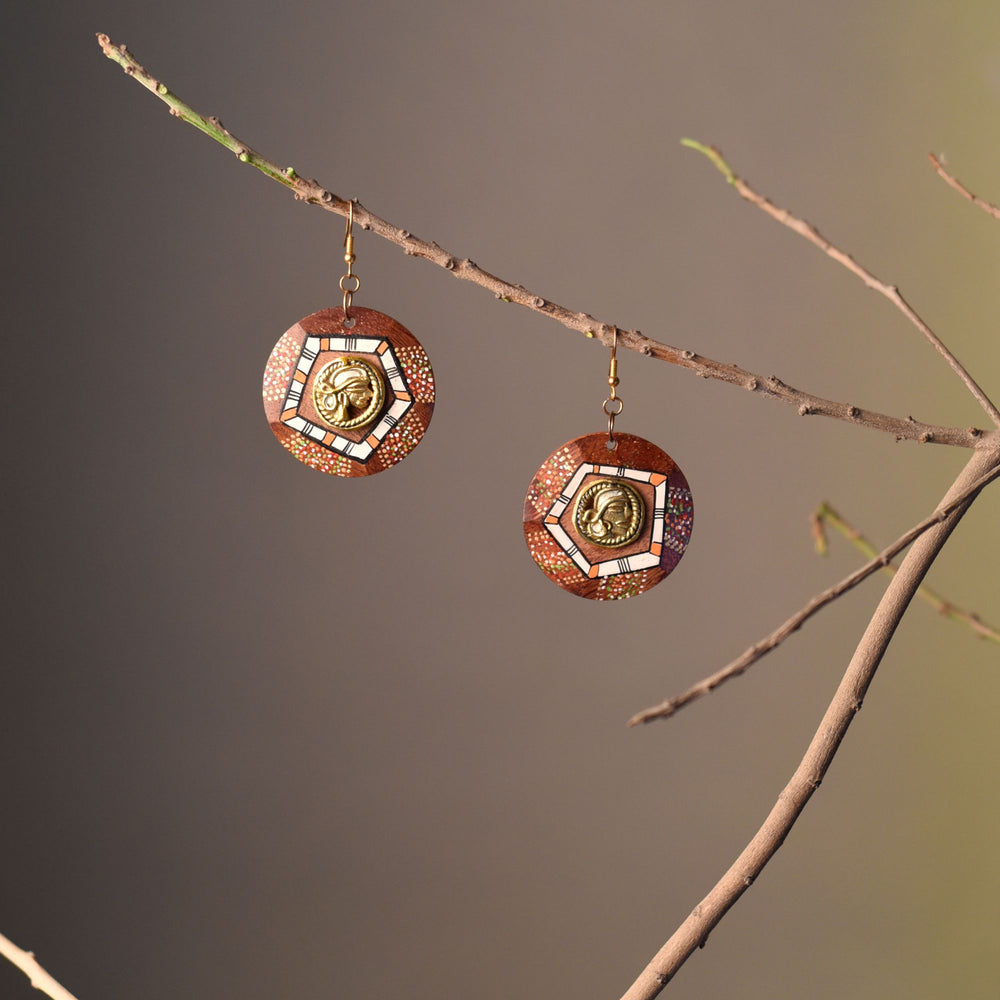 wooden earrings