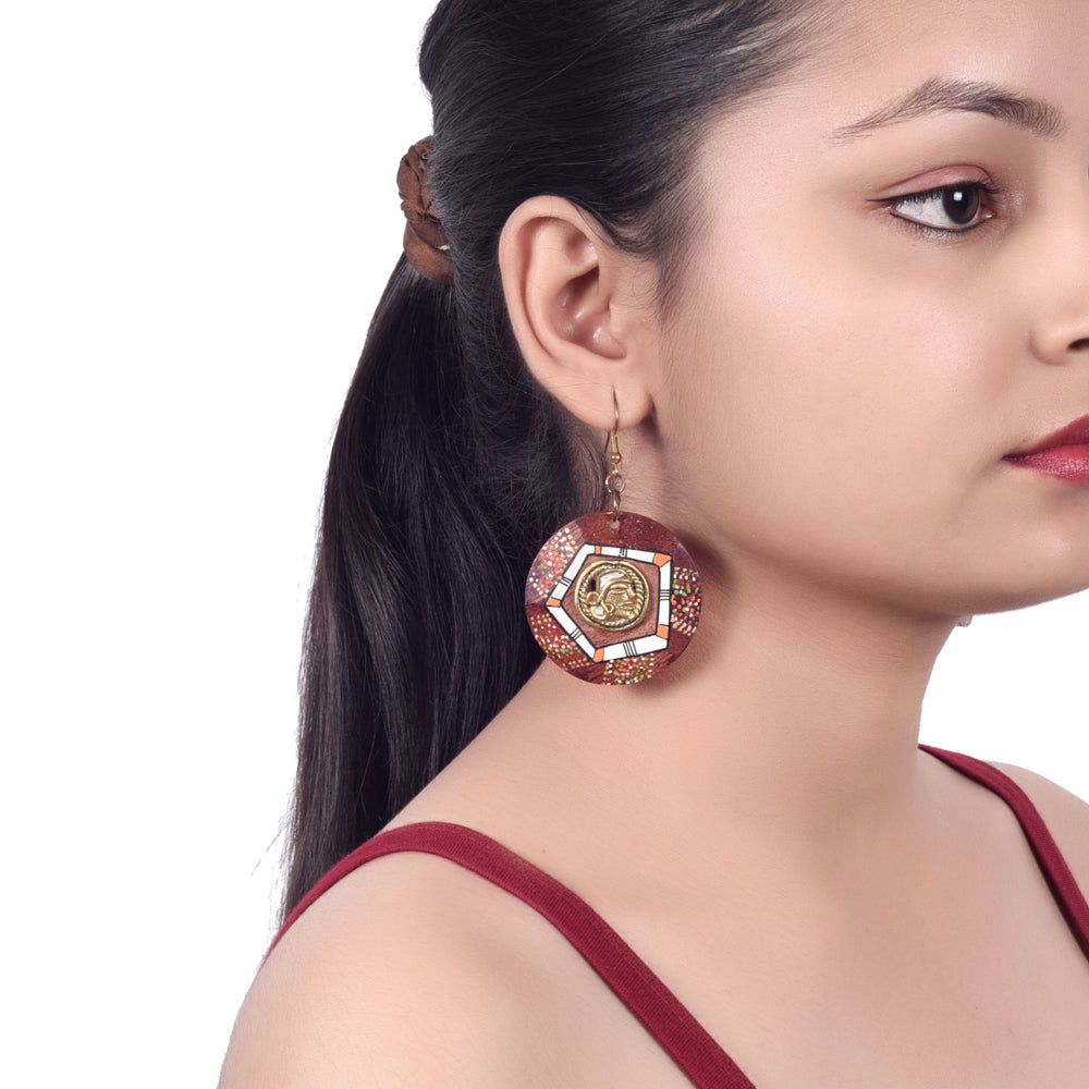 wooden earrings