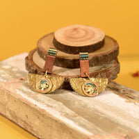 wooden earrings