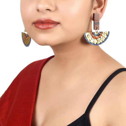 The Majestic Moon Handcrafted Tribal Earrings
