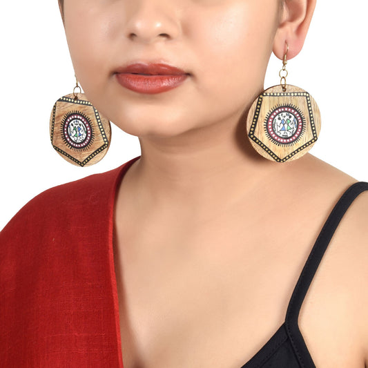 The Pentagon Handcrafted Tribal Earrings