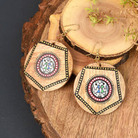 wooden earrings