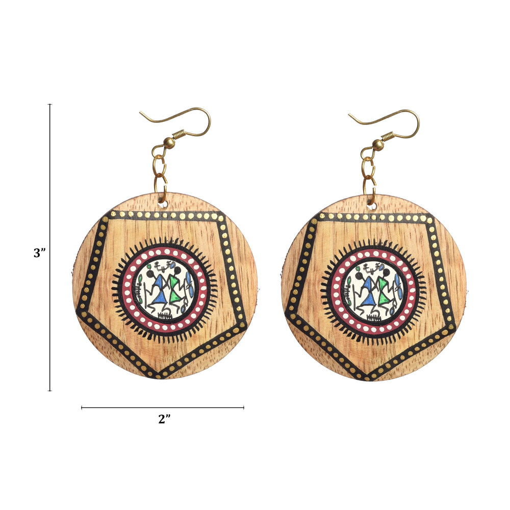 wooden earrings