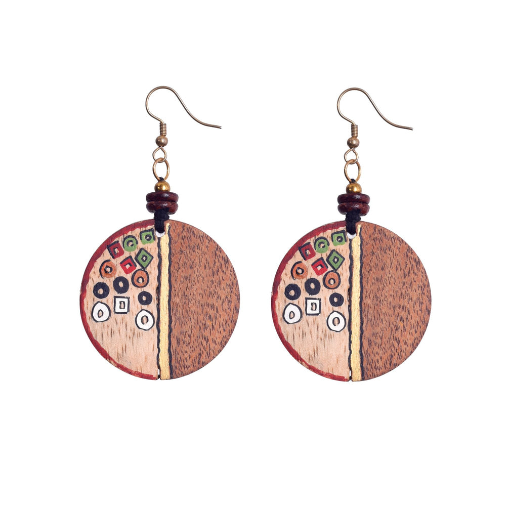 wooden earrings