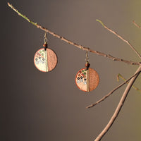 wooden earrings