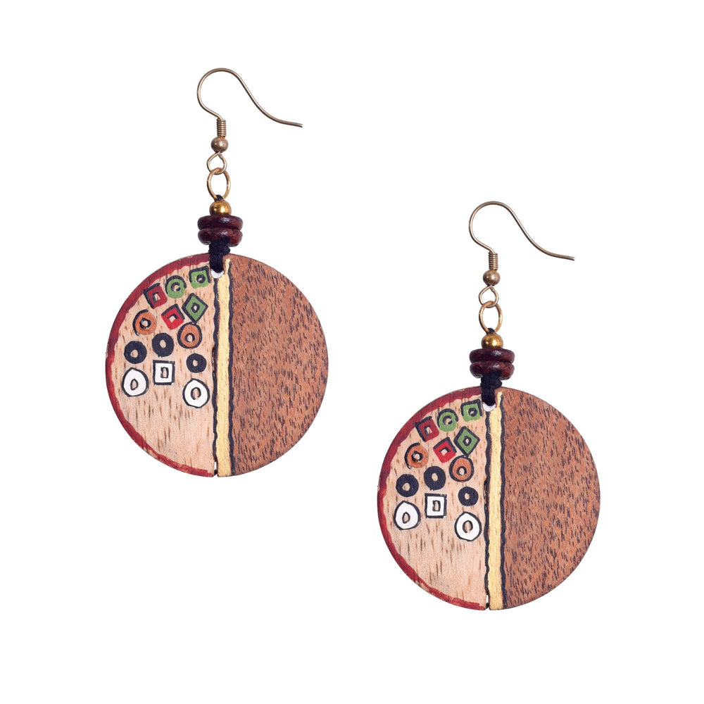 wooden earrings