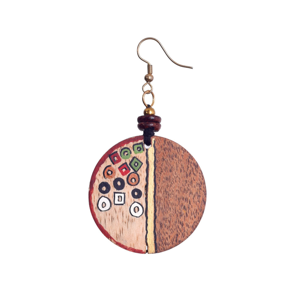 wooden earrings