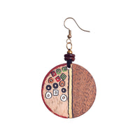 wooden earrings