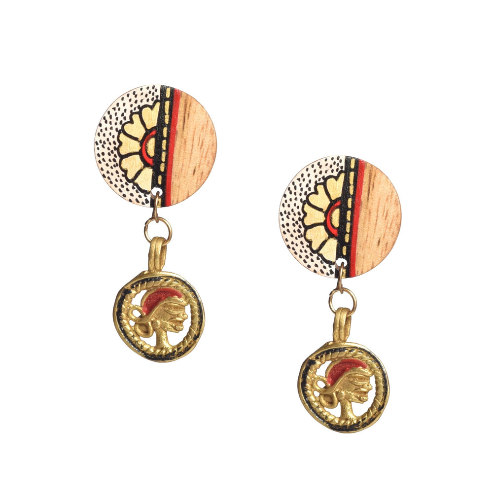 wooden earrings