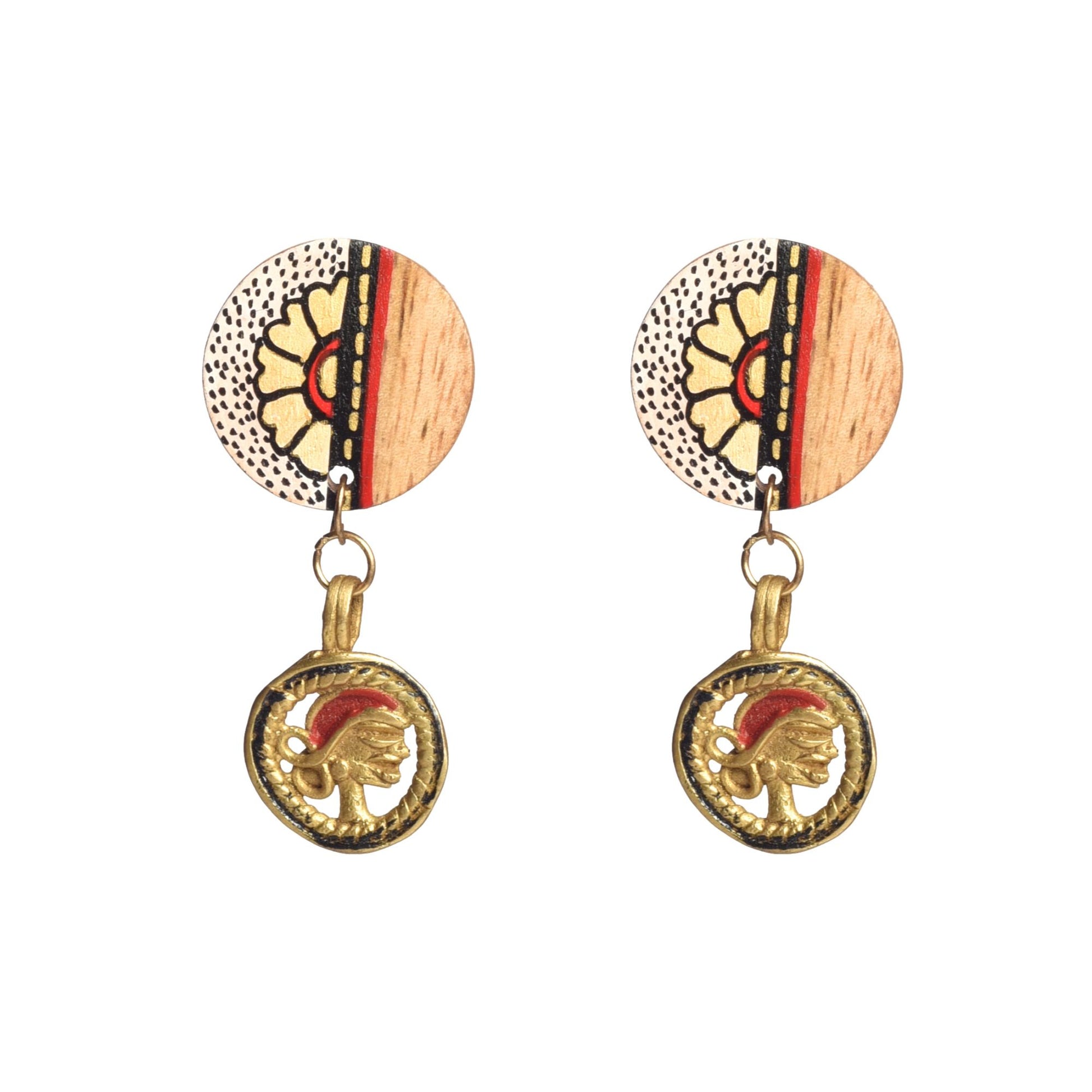 wooden earrings