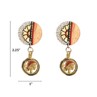 wooden earrings