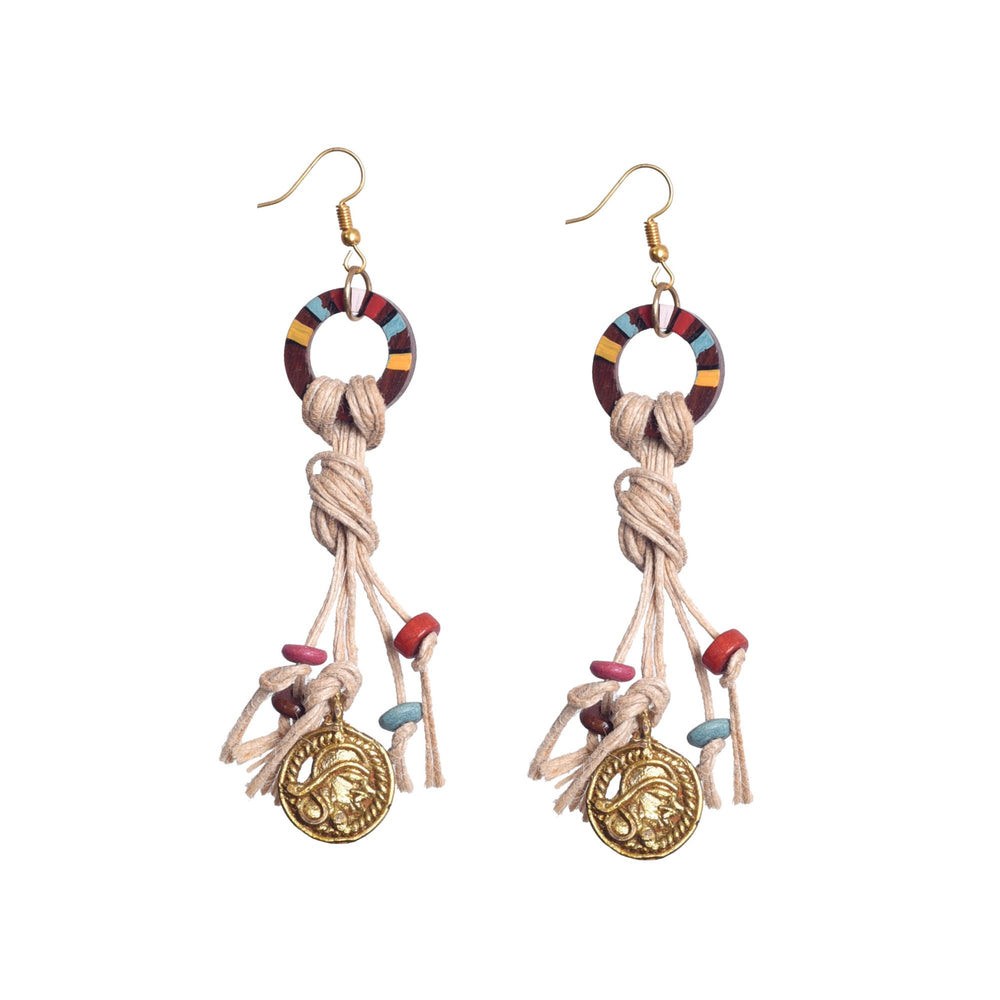 wooden earrings