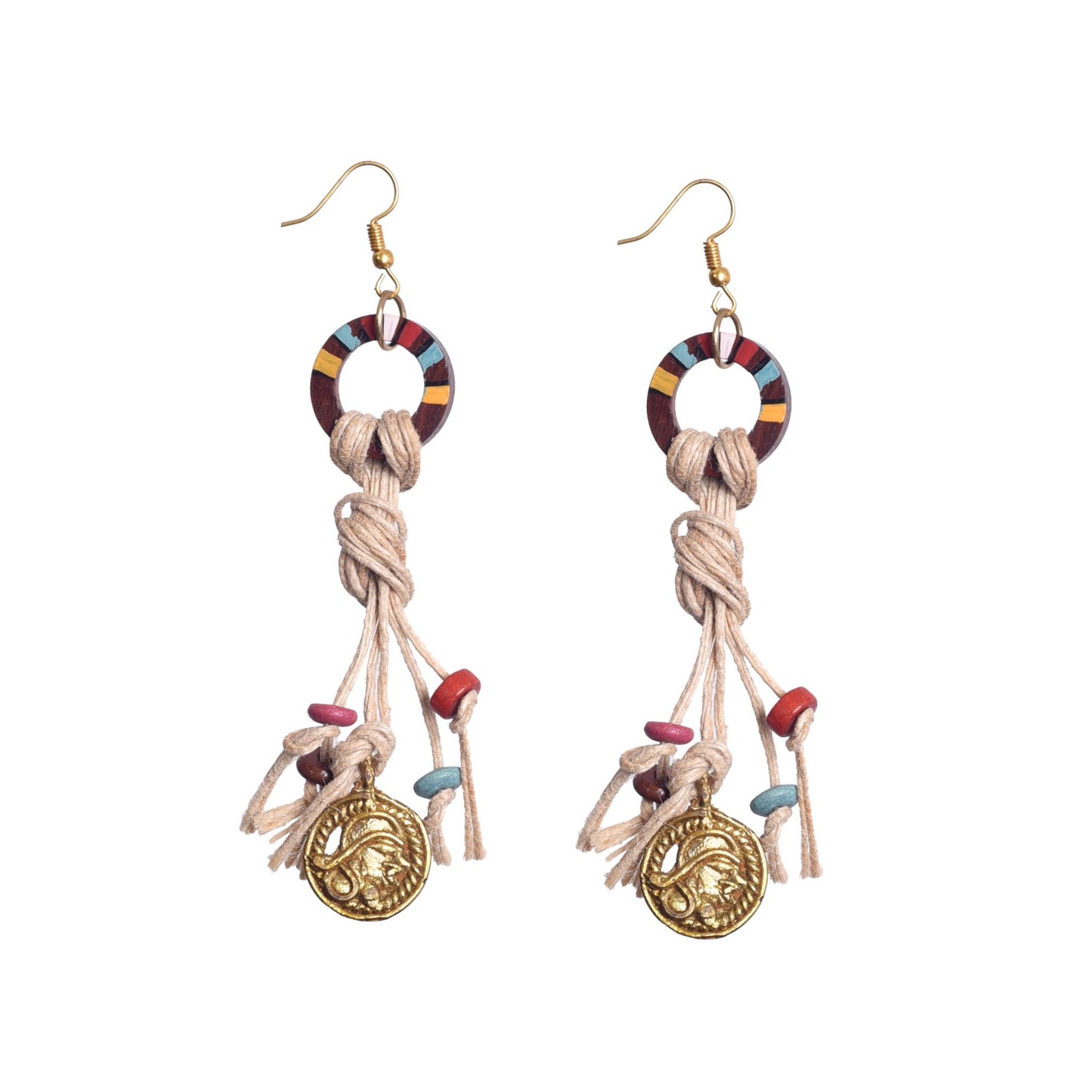 wooden earrings