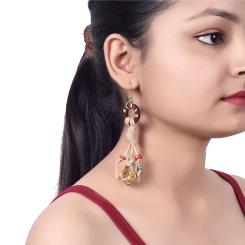 wooden earrings